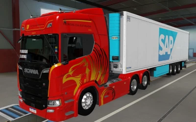 SKIN SCS TRAILER KRONE COOL LINER SAP 1.42