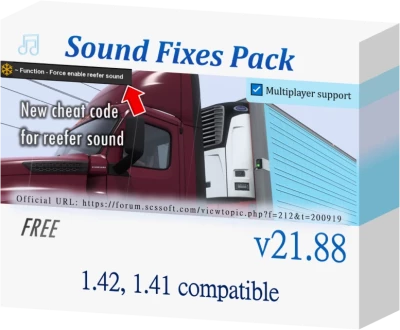 ATS Sound Fixes Pack v21.88