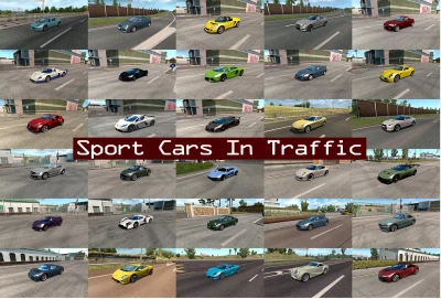 Sport Cars Traffic Pack by TrafficManiac v9.4
