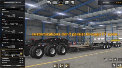 Stacked SCS Lowboy Trailers (with extra cargo) v1.7 1.43