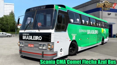 CMA FLECHA AZUL BUS - ETS2 1.43