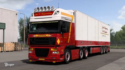 DAF XF 105 Jan C. Swijnenburg Skin Pack v1.0