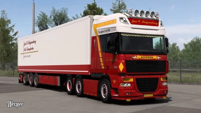 DAF XF 105 Jan C. Swijnenburg Skin Pack v1.0