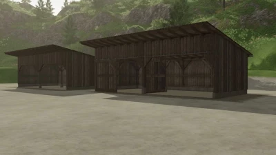 Double door wooden shed v1.0.0.0