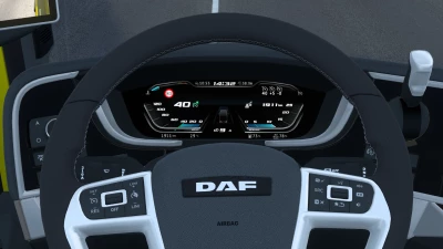 [FIX] HIGH QUALITY DASHBOARD - DAF XG & XG+ [VERSION WITH SPEED LIMITER] V2.1.2