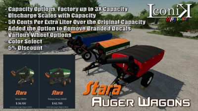 Iconik Stara Auger Wagons v1.0.0.0