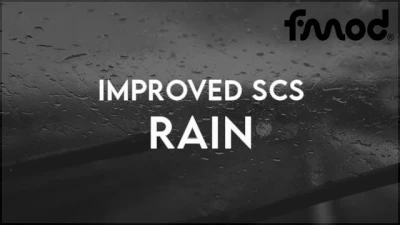 Improved SCS Rain v0.1.2 ETS2 1.43