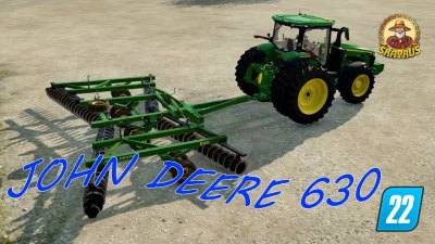 JOHN DEERE 630 FOR FS22 Realistic Folding Speed V1.2