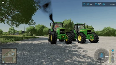 John Deere 7810 Gearshift And Smoke v1.0.0.0