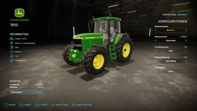 John Deere 7810 Gearshift And Smoke v1.0.0.0