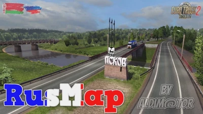 Map of Russia and Belarus RusMap v2.4.3 1.43.x