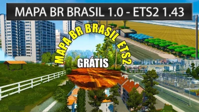 New MAPA BR BRASIL 1.0 - ETS2 1.43