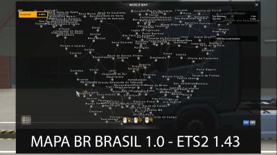 New MAPA BR BRASIL 1.0 - ETS2 1.43