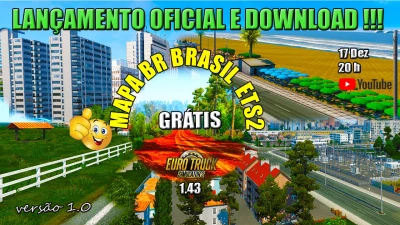 Euro Truck Simulator 2 + Mapa Brasileiro E Brindes