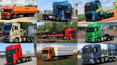 Pack with more than 10 BR style trucks 1.43