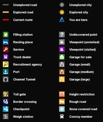 ProMods New Map Icons 1.43