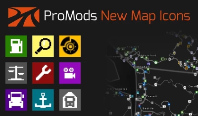 ProMods New Map Icons v1.43