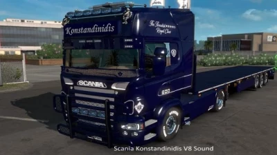 Scania konstantinidis R950 V8 Sound 1.43