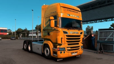 Scania RJL Topline Yellow Plusch Danish 1.43