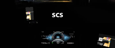 SCS Cascadia custom digital dashboard v1.0