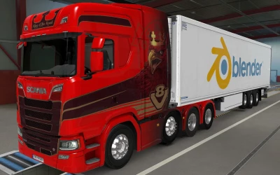 SKIN SCS TRAILER KRONE COOL LINER BLENDER 1.0 1.43