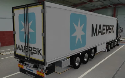 SKIN SCS TRAILER KRONE COOL LINER MAERSK 1.0 1.43