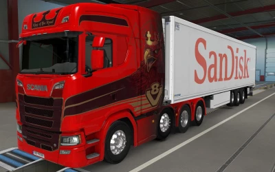 SKIN SCS TRAILER KRONE COOL LINER SANDISK 1.0 1.43