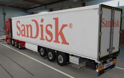 SKIN SCS TRAILER KRONE COOL LINER SANDISK 1.0 1.43