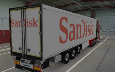 SKIN SCS TRAILER KRONE COOL LINER SANDISK 1.0 1.43