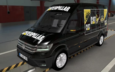 SKIN VOLKSWAGEN CRAFTER ETS2 AND ATS CATERPILLAR 1.43