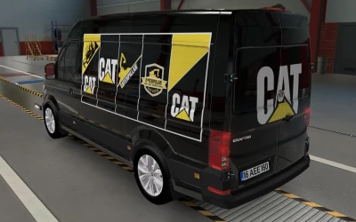 SKIN VOLKSWAGEN CRAFTER ETS2 AND ATS CATERPILLAR 1.43