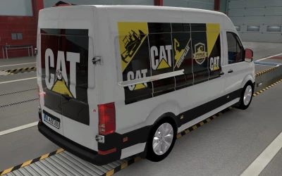 SKIN VOLKSWAGEN CRAFTER ETS2 AND ATS CATERPILLAR 2.0 1.43