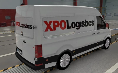 SKIN VOLKSWAGEN CRAFTER ETS2 AND ATS XPO LOGISTICS 1.43