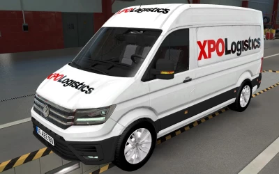 SKIN VOLKSWAGEN CRAFTER ETS2 AND ATS XPO LOGISTICS 1.43