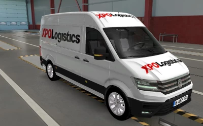 SKIN VOLKSWAGEN CRAFTER ETS2 AND ATS XPO LOGISTICS 1.43