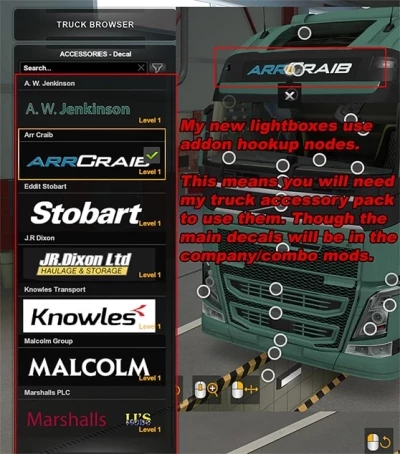 Truck Accessories Pack 15.4 1.43