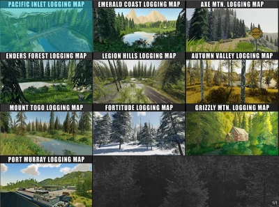 Forestry Maps Pack v1.0.0.0