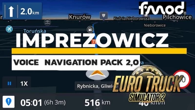 ETS2 IMPREZOWICZ Voice Navigation Pack v2.0