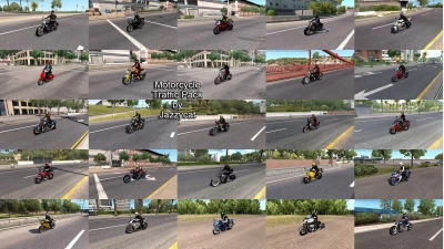 Motorcycle Traffic Pack(ATS) by Jazzycat v3.8.5