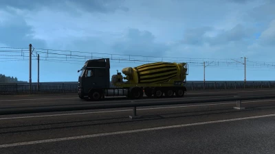 Multiple Trailers in Traffic ETS2 v7.0