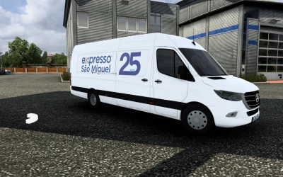 SKIN MERCEDES-BENZ SPRINTER 2019 EXPRESSO SÃO MIGUEL 25 ANOS 1.40