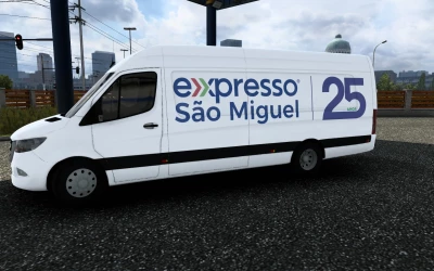 SKIN MERCEDES-BENZ SPRINTER 2019 EXPRESSO SÃO MIGUEL 25 ANOS 1.40