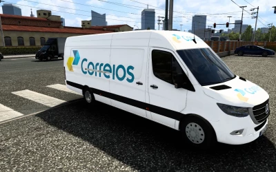 SKIN MERCEDES-BENZ SPRINTER 2021 CORREIOS ETS2 AND ATS 1.40