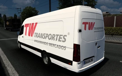 SKIN MERCEDES-BENZ SPRINTER 2021 TW TRANSPORTES 1.40