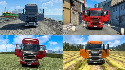 All Scania Trucks Door Animation Mod 1.40