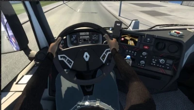 Animated hands on the steering wheel for all trucks v1.10