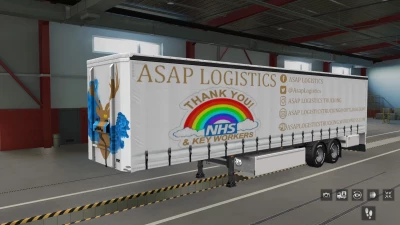 ASAP Logistics SCS Trailer Skin Pack v1.0