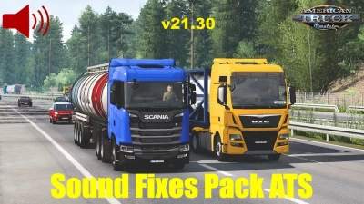 [ATS] Sound Fixes Pack v21.30 1.40.x