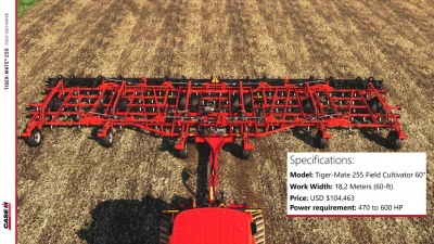 Case IH Tiger-Mate 255 Field Cultivator v1.0.0.0