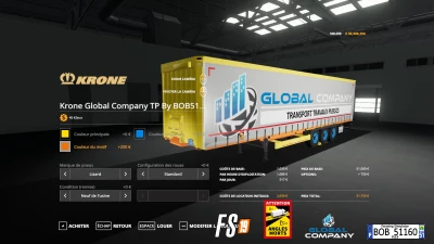 FS19 Krone Global Company TP By BOB51160